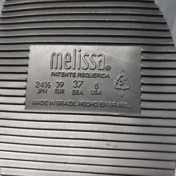 Melissa Cosmic Metallic Glitter Two Band Slide - Picture 6 of 6